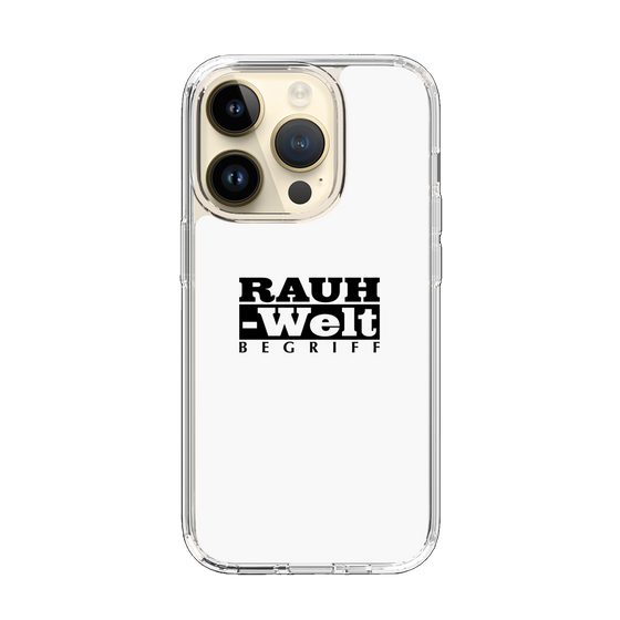Slim Protection Case［ RAUH-Welt BEGRIFF - Logo - White ］