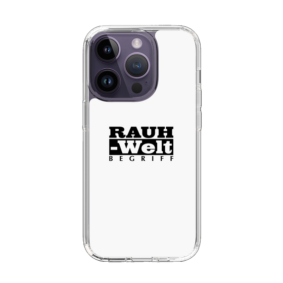 Slim Protection Case［ RAUH-Welt BEGRIFF - Logo - White ］