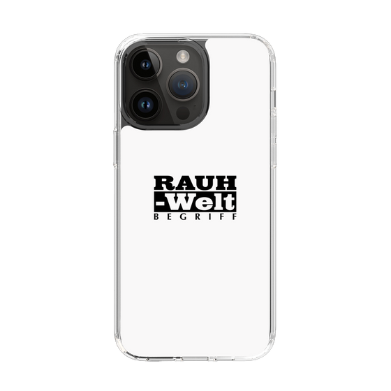 Slim Protection Case［ RAUH-Welt BEGRIFF - Logo - White ］