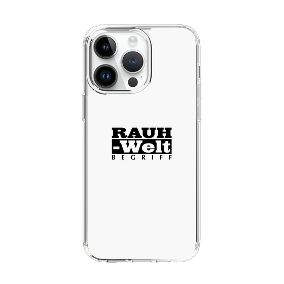 Slim Protection Case［ RAUH-Welt BEGRIFF - Logo - White ］