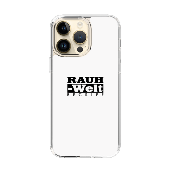 Slim Protection Case［ RAUH-Welt BEGRIFF - Logo - White ］