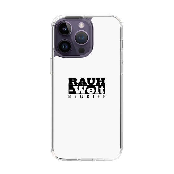 Slim Protection Case［ RAUH-Welt BEGRIFF - Logo - White ］