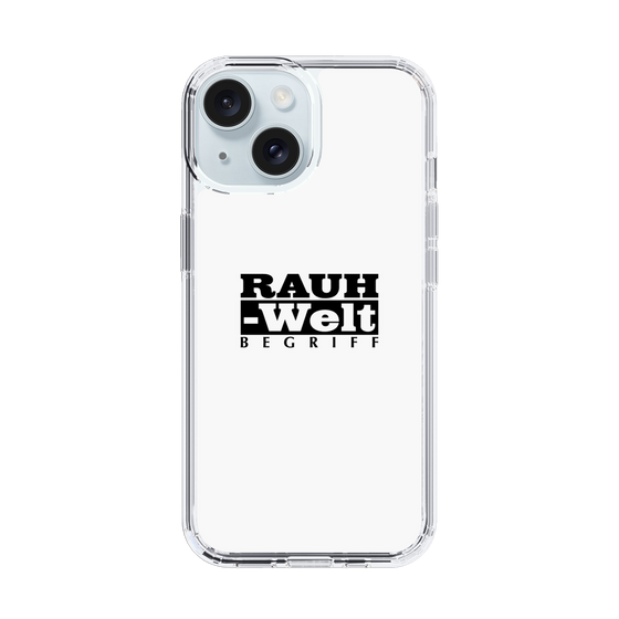 Slim Protection Case［ RAUH-Welt BEGRIFF - Logo - White ］