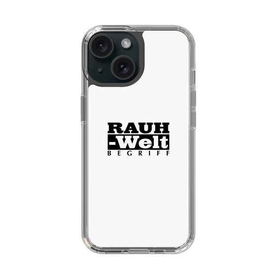 Slim Protection Case［ RAUH-Welt BEGRIFF - Logo - White ］