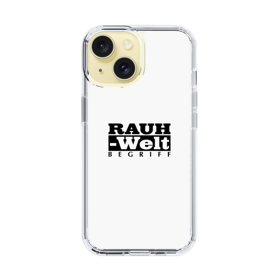 Slim Protection Case［ RAUH-Welt BEGRIFF - Logo - White ］