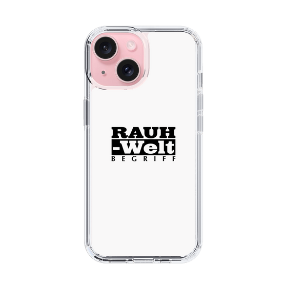 Slim Protection Case［ RAUH-Welt BEGRIFF - Logo - White ］