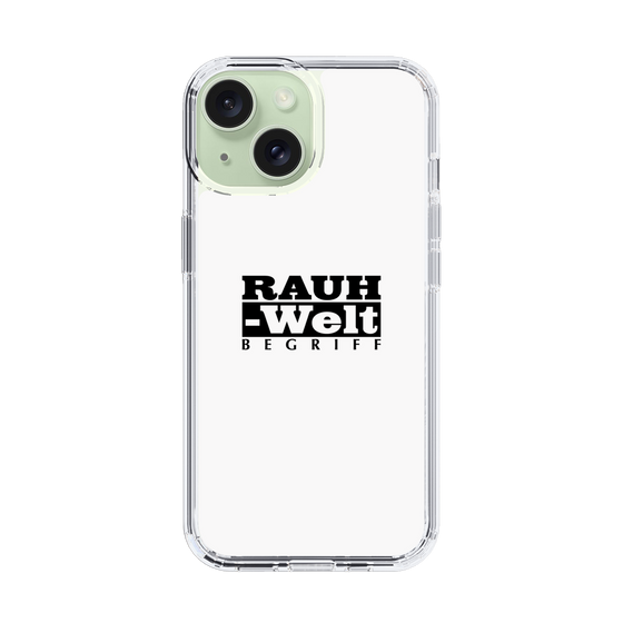 Slim Protection Case［ RAUH-Welt BEGRIFF - Logo - White ］