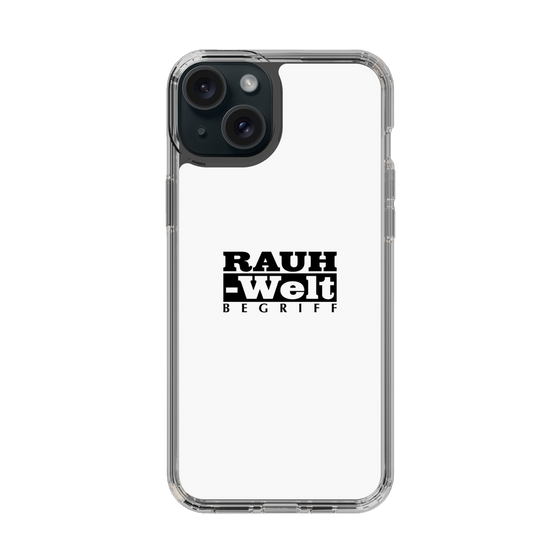 Slim Protection Case［ RAUH-Welt BEGRIFF - Logo - White ］