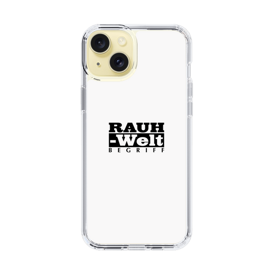 Slim Protection Case［ RAUH-Welt BEGRIFF - Logo - White ］