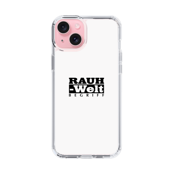 Slim Protection Case［ RAUH-Welt BEGRIFF - Logo - White ］