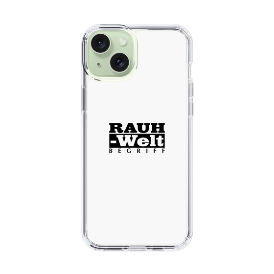 Slim Protection Case［ RAUH-Welt BEGRIFF - Logo - White ］