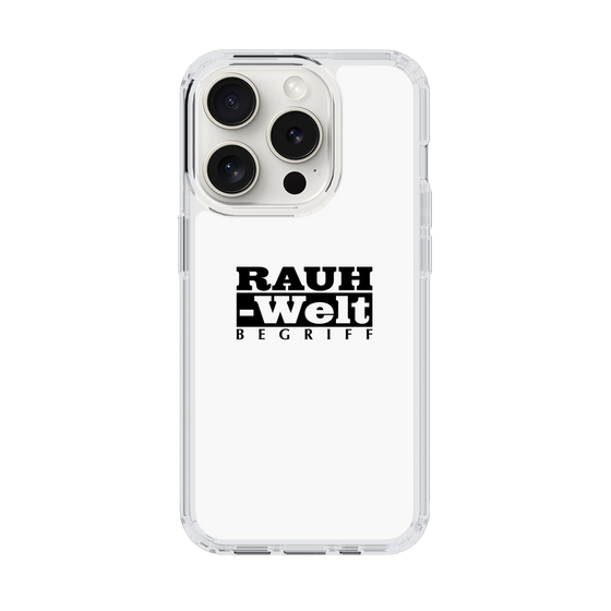 Slim Protection Case［ RAUH-Welt BEGRIFF - Logo - White ］