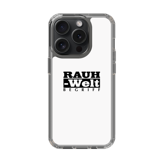 Slim Protection Case［ RAUH-Welt BEGRIFF - Logo - White ］