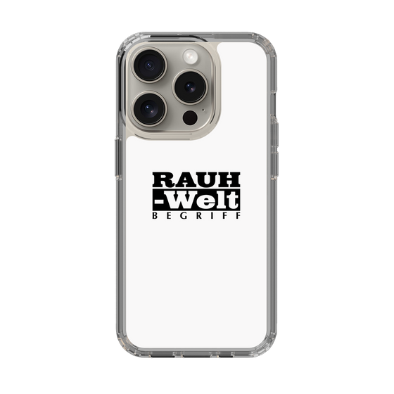 Slim Protection Case［ RAUH-Welt BEGRIFF - Logo - White ］