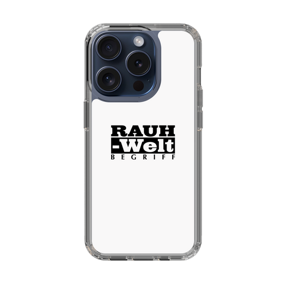 Slim Protection Case［ RAUH-Welt BEGRIFF - Logo - White ］