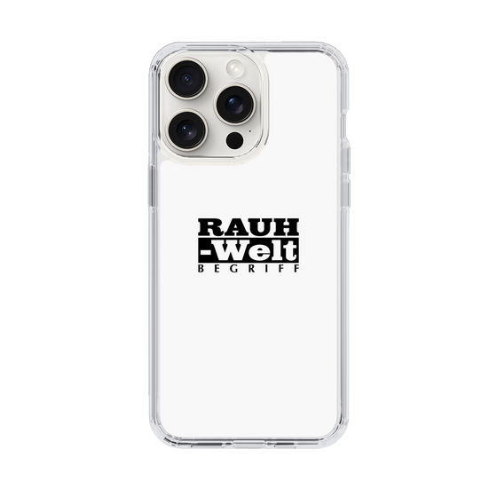Slim Protection Case［ RAUH-Welt BEGRIFF - Logo - White ］