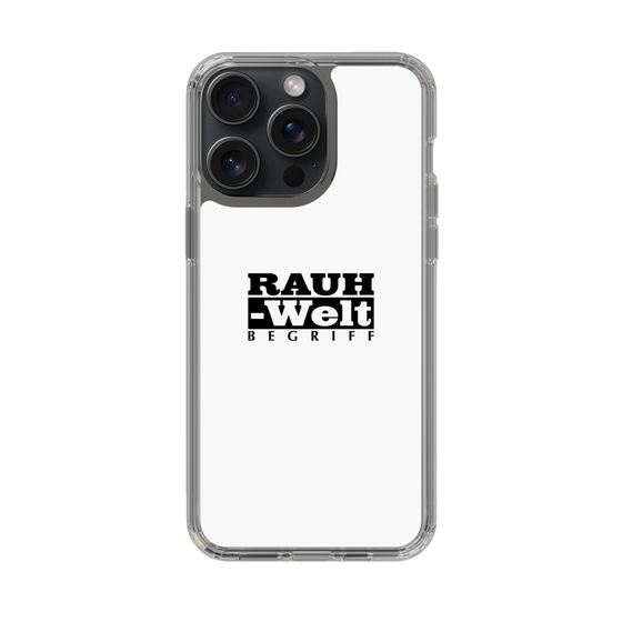 Slim Protection Case［ RAUH-Welt BEGRIFF - Logo - White ］