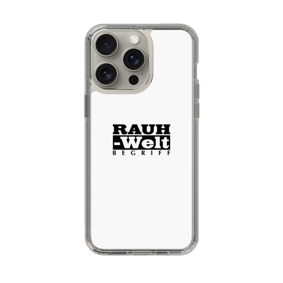 Slim Protection Case［ RAUH-Welt BEGRIFF - Logo - White ］