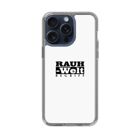 Slim Protection Case［ RAUH-Welt BEGRIFF - Logo - White ］