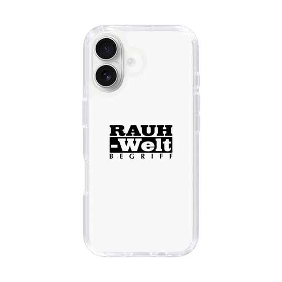 Slim Protection Case［ RAUH-Welt BEGRIFF - Logo - White ］