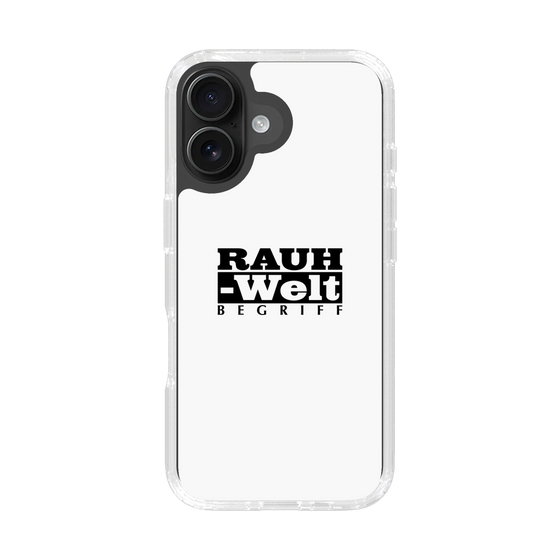 Slim Protection Case［ RAUH-Welt BEGRIFF - Logo - White ］