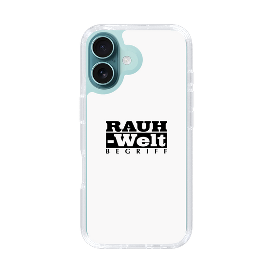 Slim Protection Case［ RAUH-Welt BEGRIFF - Logo - White ］