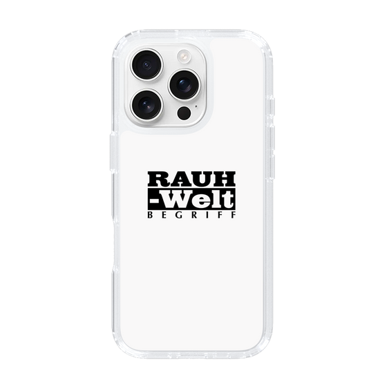 Slim Protection Case［ RAUH-Welt BEGRIFF - Logo - White ］