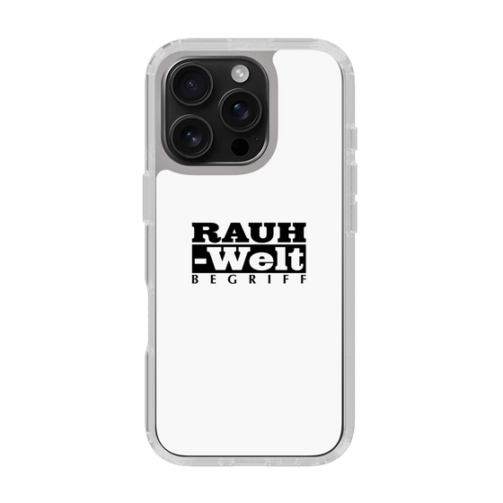 Slim Protection Case［ RAUH-Welt BEGRIFF - Logo - White ］