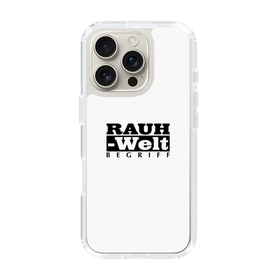 Slim Protection Case［ RAUH-Welt BEGRIFF - Logo - White ］