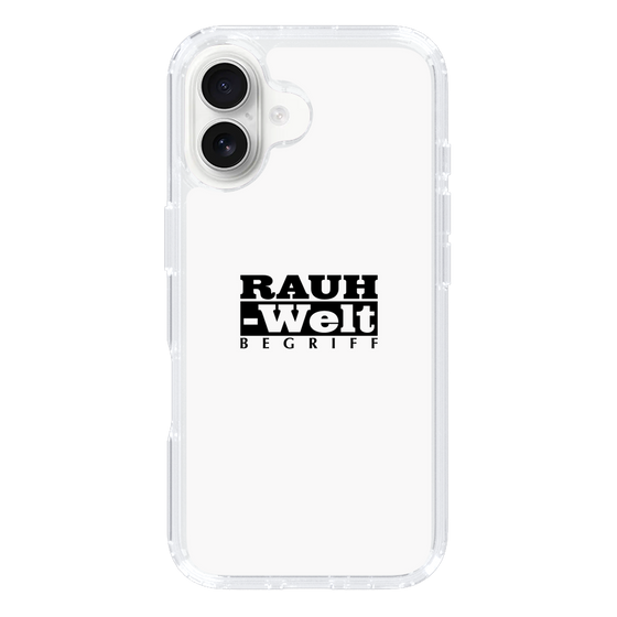 Slim Protection Case［ RAUH-Welt BEGRIFF - Logo - White ］