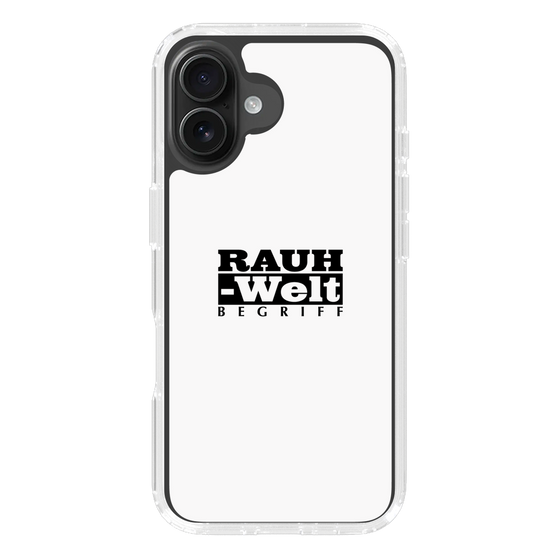 Slim Protection Case［ RAUH-Welt BEGRIFF - Logo - White ］