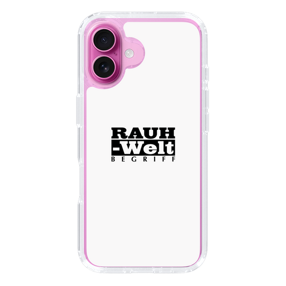 Slim Protection Case［ RAUH-Welt BEGRIFF - Logo - White ］