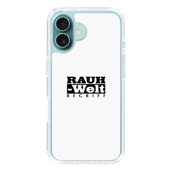Slim Protection Case［ RAUH-Welt BEGRIFF - Logo - White ］