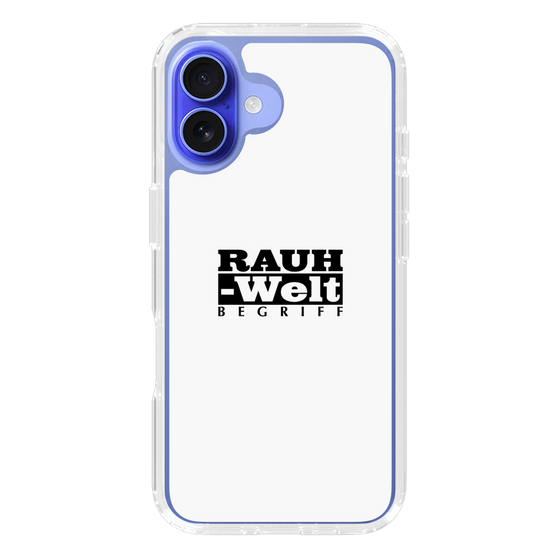 Slim Protection Case［ RAUH-Welt BEGRIFF - Logo - White ］