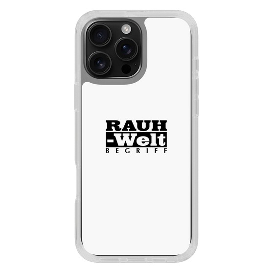Slim Protection Case［ RAUH-Welt BEGRIFF - Logo - White ］