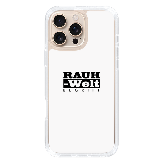 Slim Protection Case［ RAUH-Welt BEGRIFF - Logo - White ］
