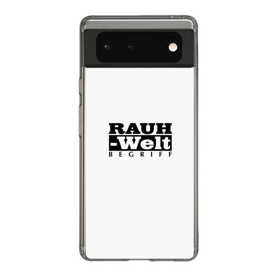 Slim Protection Case［ RAUH-Welt BEGRIFF - Logo - White ］