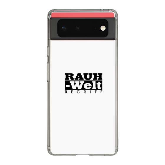 Slim Protection Case［ RAUH-Welt BEGRIFF - Logo - White ］
