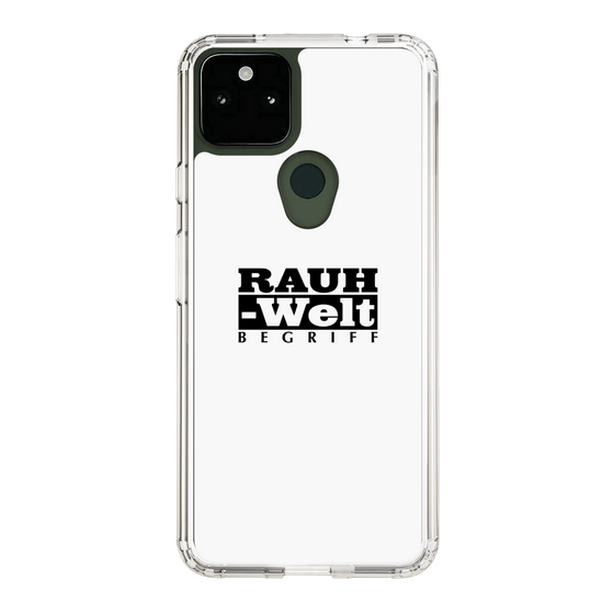 Slim Protection Case［ RAUH-Welt BEGRIFF - Logo - White ］