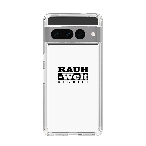 Slim Protection Case［ RAUH-Welt BEGRIFF - Logo - White ］