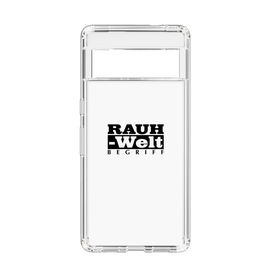 Slim Protection Case［ RAUH-Welt BEGRIFF - Logo - White ］