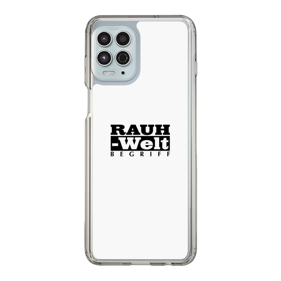 Slim Protection Case［ RAUH-Welt BEGRIFF - Logo - White ］