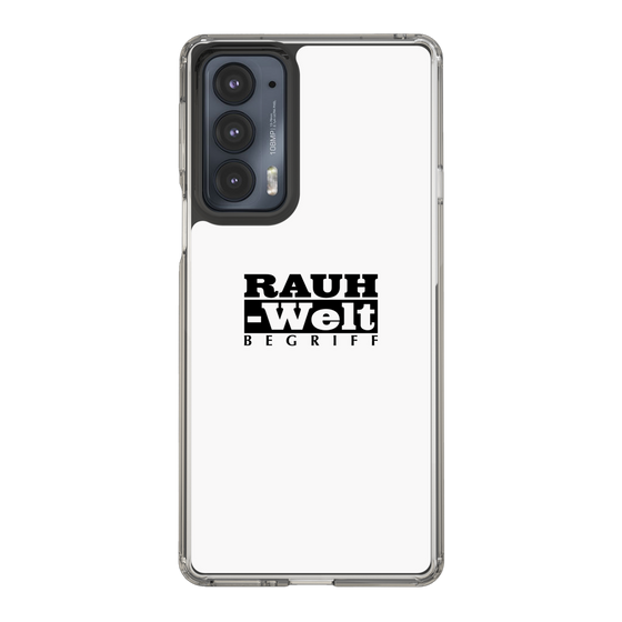 Slim Protection Case［ RAUH-Welt BEGRIFF - Logo - White ］