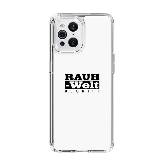 Slim Protection Case［ RAUH-Welt BEGRIFF - Logo - White ］