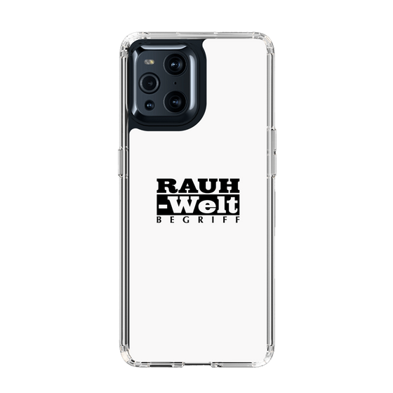 Slim Protection Case［ RAUH-Welt BEGRIFF - Logo - White ］