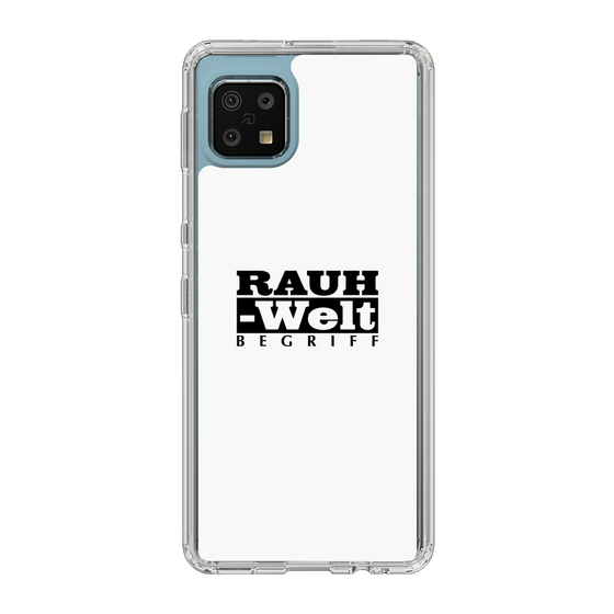 Slim Protection Case［ RAUH-Welt BEGRIFF - Logo - White ］