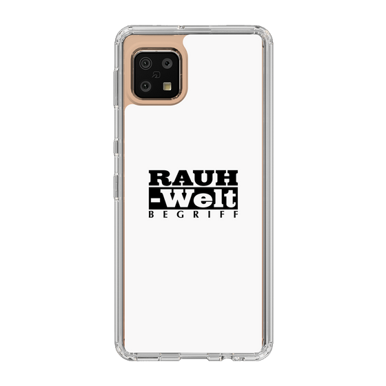 Slim Protection Case［ RAUH-Welt BEGRIFF - Logo - White ］