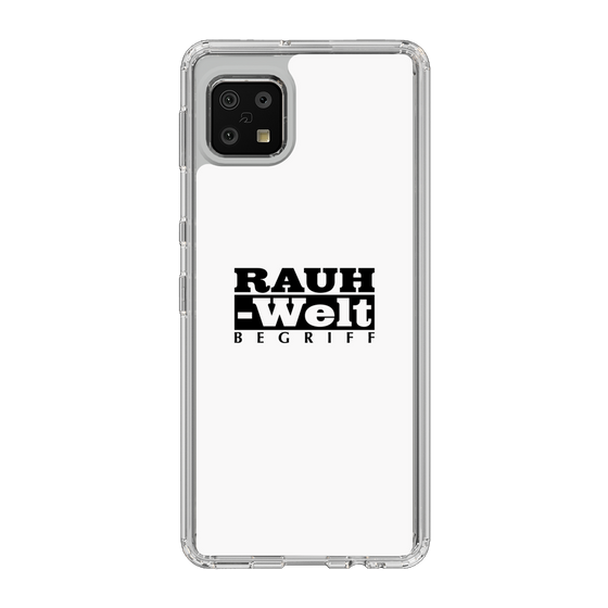 Slim Protection Case［ RAUH-Welt BEGRIFF - Logo - White ］