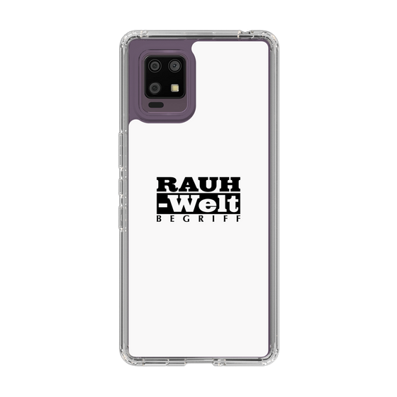 Slim Protection Case［ RAUH-Welt BEGRIFF - Logo - White ］