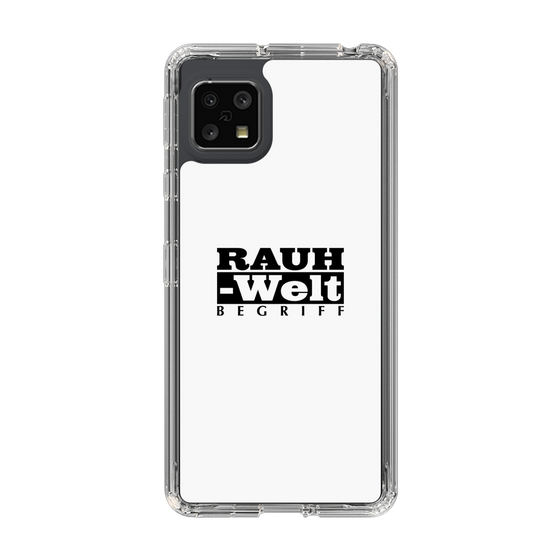 Slim Protection Case［ RAUH-Welt BEGRIFF - Logo - White ］